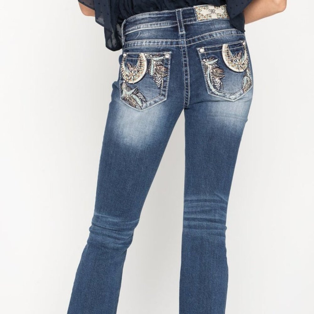 ✨ MISS ME ✨ Women's Boot Cut Jeans - Picture 2 of 4
